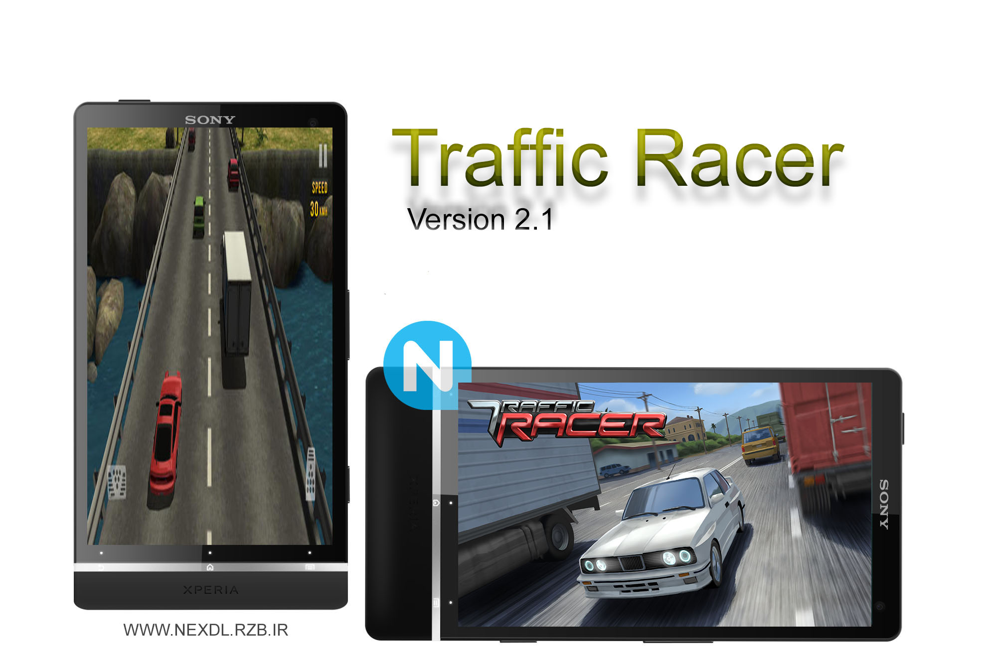 دانلود بازی سرگرم کننده Traffic Racer v2.1 مخصوص اندروید